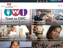 Tablet Screenshot of downtownwomenscenter.org